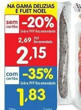 Delizias e fuet noel