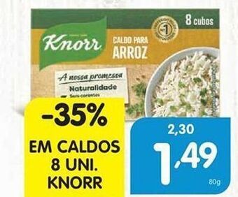 Minipreço Caldo de arroz knorr promoção