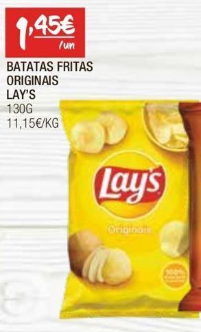 Spar Batata chips lay's promoção