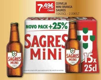 Spar Cerveja sagres mini promoção