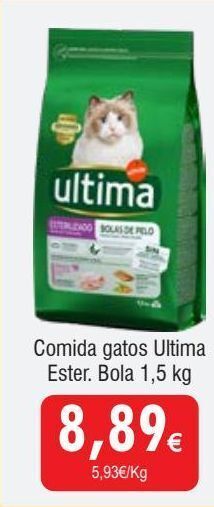Ração para gatos ultima
