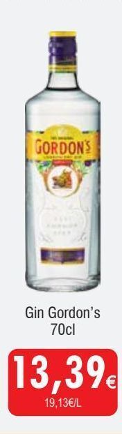 Froiz Gin gordon's promoção