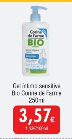 Froiz Gel íntimo corine de farme promoção