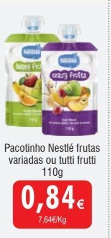 Polpa de frutas nestlé