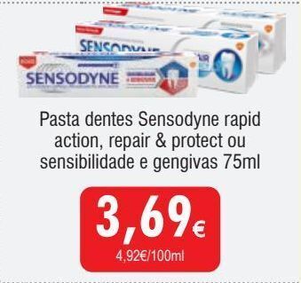 Pasta de dentes sensodyne