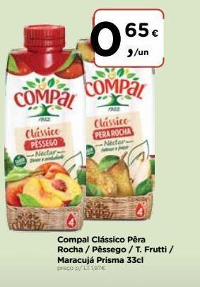 Aqui é fresco Néctar compal promoção