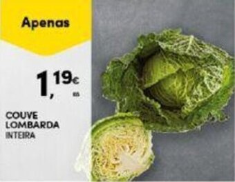 Continente COUVE LOMBARDA INTEIRA promoção