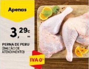 Continente PERNA DE PERU (BALCÃO DE ATENDIMENTO) promoção