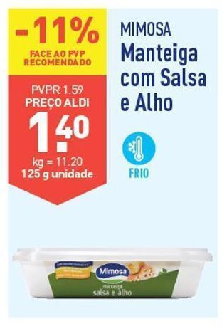 ALDI Manteiga mimosa promoção