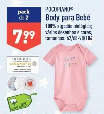 ALDI Body bebé pocopiano promoção