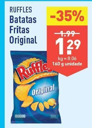 ALDI Batata ruffles promoção