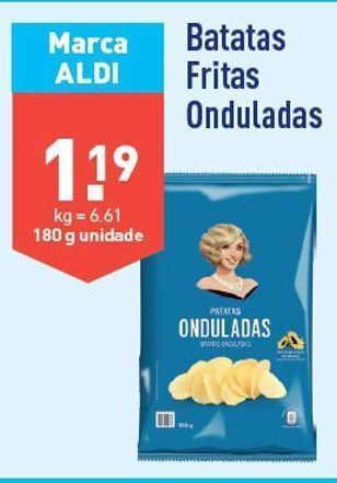ALDI Batatas promoção
