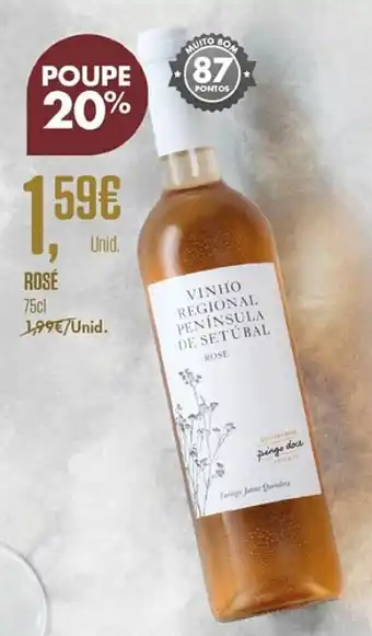 Pingo Doce ROSÉ 75cl promoção