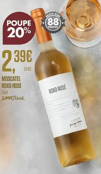 Pingo Doce MOSCATEL ROXO ROSÉ 75cl promoção