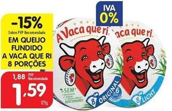 Minipreço Queijo fundido a vaca que ri promoção
