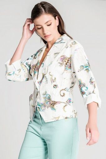 Blazer estampado
