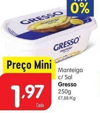 Minipreço Manteiga promoção