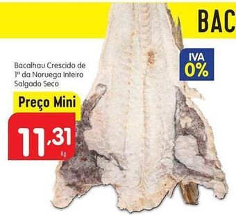 Minipreço Bacalhau promoção