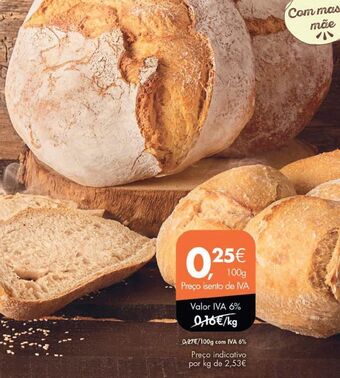 Pingo Doce Pão promoção