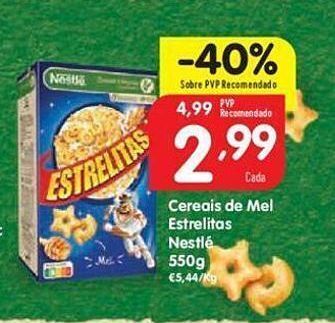 Minipreço Cereais estrelitas promoção
