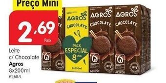 Minipreço Achocolatado agros promoção