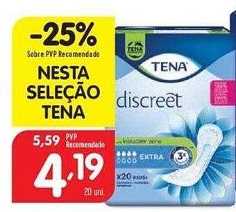 Minipreço Absorvente tena promoção