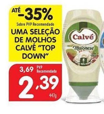 Minipreço Molhos calvé promoção