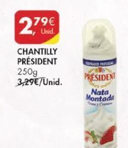 Pingo Doce Chantilly président promoção