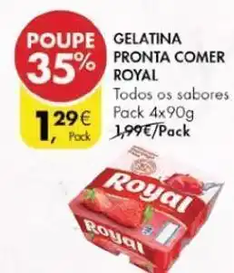 Pingo Doce Gelatina pronta comer royal promoção
