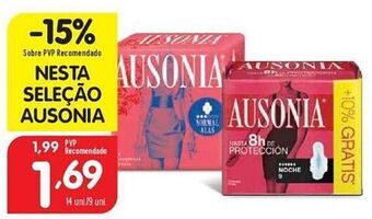 Minipreço Absorvente ausonia promoção