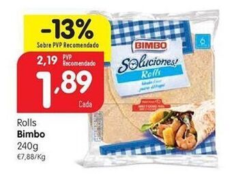 Minipreço Padaria bimbo promoção