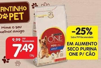 Minipreço Ração para cães purinaone promoção