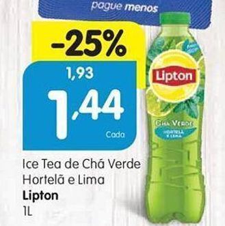 Minipreço Chá gelado lipton promoção