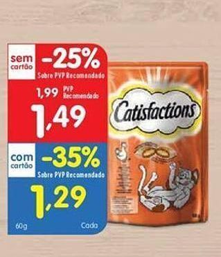 Minipreço Ração para gatos catisfaction promoção