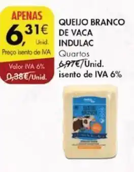 Queijos branco de vaca indulac