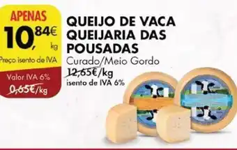 Pingo Doce Queijos de vaca promoção