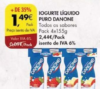 Pingo Doce Iogurte danone promoção