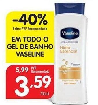 Minipreço Gel de banho vaseline promoção