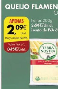 Pingo Doce Queijos terra nostra promoção