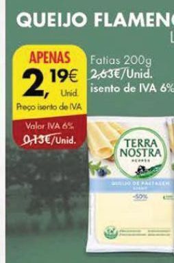 Pingo Doce Queijos terra nostra promoção