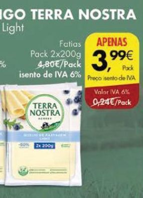 Pingo Doce Queijos terra nostra promoção