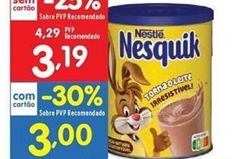 Minipreço Chocolate em pó nesquik promoção