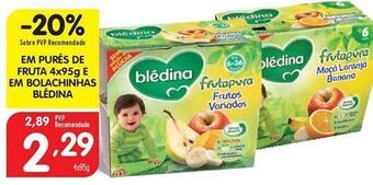 Minipreço Puré de frutas blédina promoção