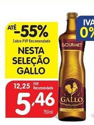 Minipreço Azeite extravirgem gallo promoção