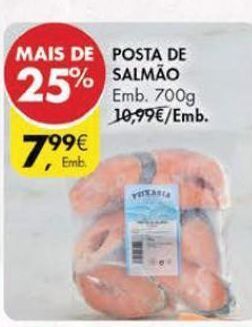 Pingo Doce Posta de salmão promoção
