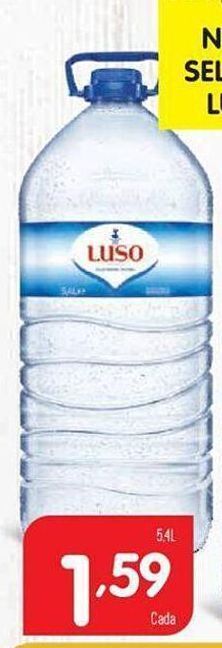 Minipreço Água luso promoção