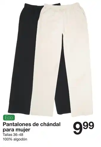 Zeeman Eco Pantalones de Chándal para mujer Tallas 36-48 promoção