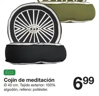 Zeeman Eco Cojín Meditación ø 40cm promoção