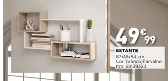 Bricomarché Estante 87x18x54cm promoção