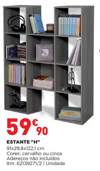 Bricomarché Estante 'H" 91x29,8x122,1cm promoção